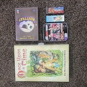 Pack of Games:Once Upon A Time, The Big Bang Theory, Take what You Can, ORC &RUM
